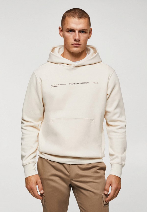 

Худи Mango Man, Бежевый, STANDARD