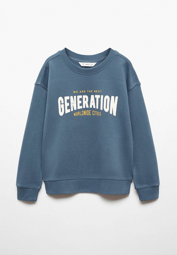

Свитшот Mango Kids, Голубой, GENERA