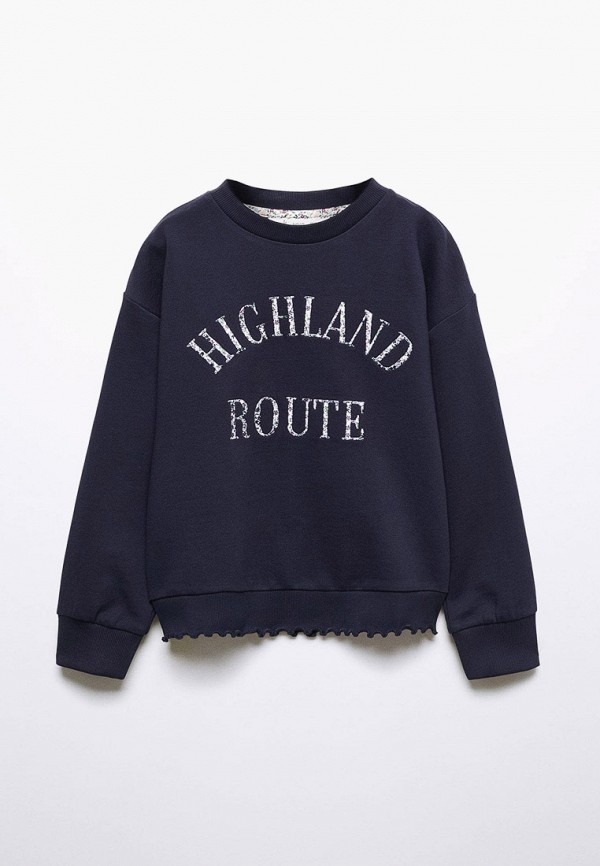 

Свитшот Mango Kids, Синий, HIGHLAND