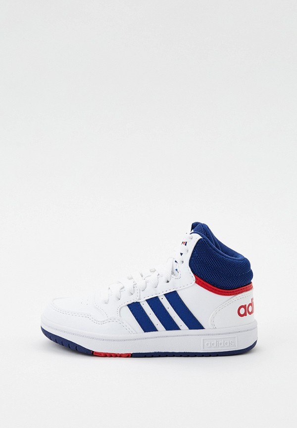 

Кеды adidas, Белый, HOOPS MID 3.0 K