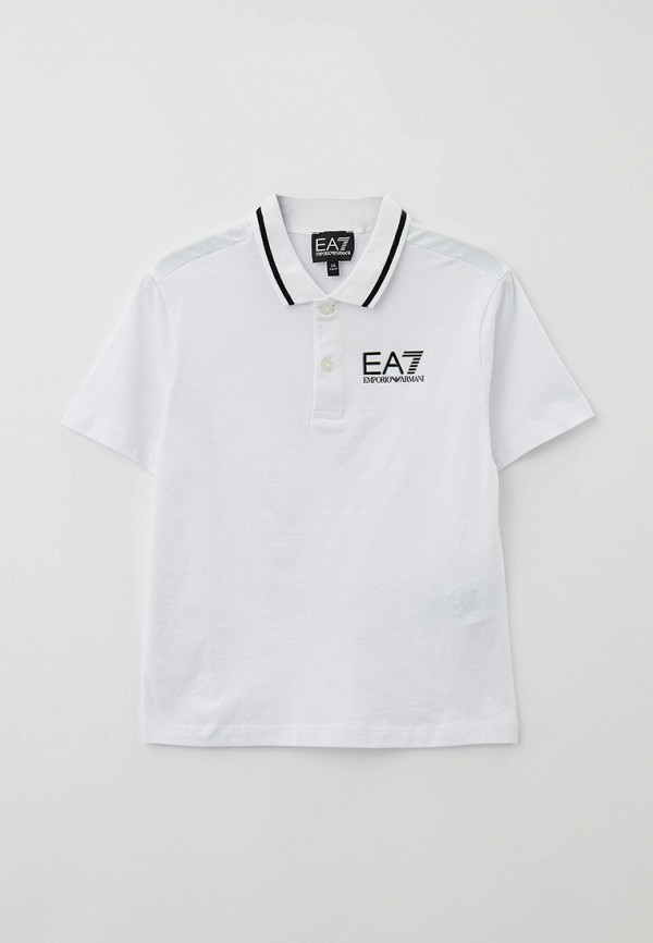 

Поло EA7, Белый