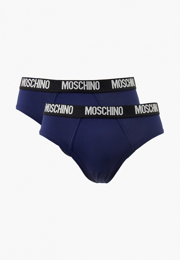 Трусы 2 шт. Moschino Underwear синего цвета