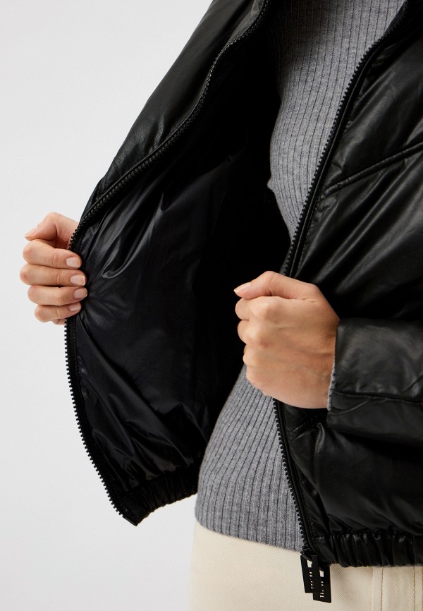 фото Куртка кожаная утепленная jijil