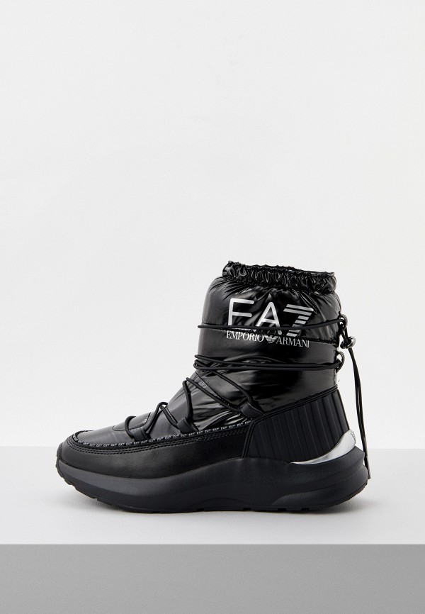 

Дутики EA7, Черный, SNOW BOOT LACES HIGH
