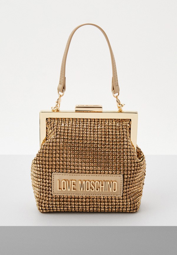 

Клатч Love Moschino, Золотой