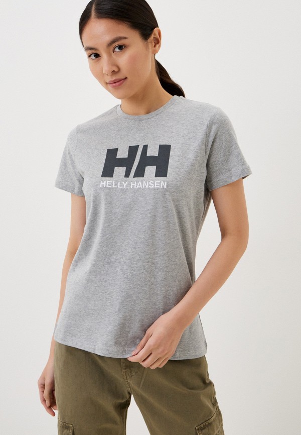 

Футболка Helly Hansen, Серый, W HH LOGO T-SHIRT