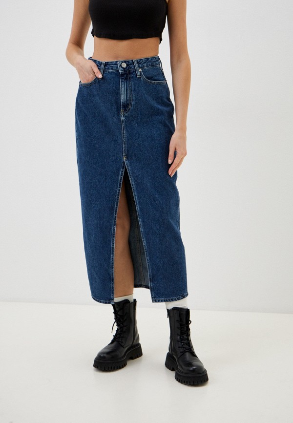 

Юбка джинсовая Calvin Klein Jeans, Синий