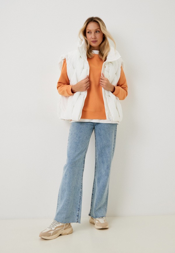 фото Жилет утепленный pink orange