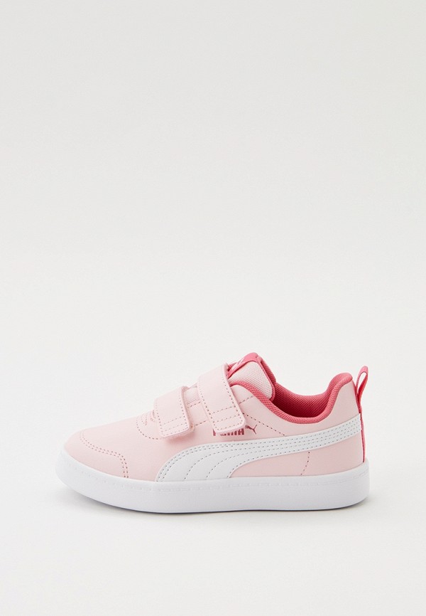 

Кеды PUMA, Розовый, Courtflex v2 V PS Almond Blossom-Puma Wh