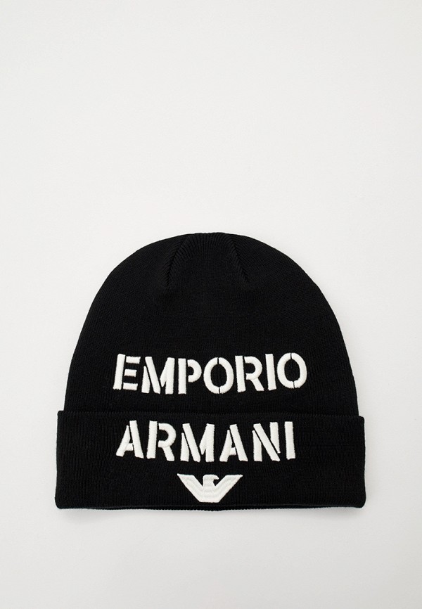 Шапка Emporio Armani черного цвета