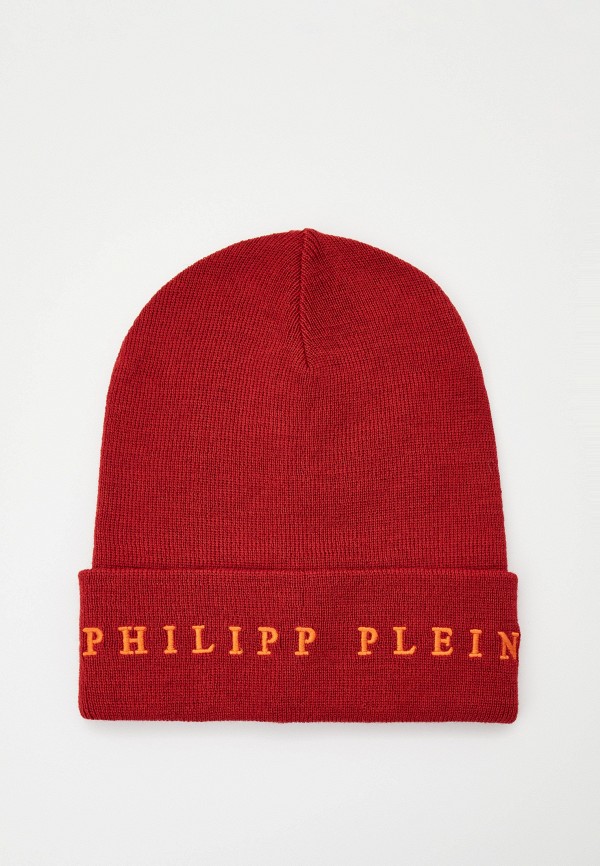 Шапка Philipp Plein красного цвета