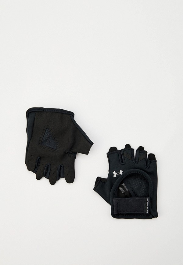 Перчатки для фитнеса Under Armour черного цвета