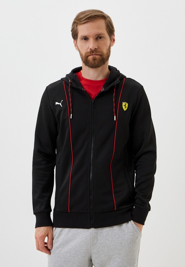 Толстовка PUMA Ferrari Race HDD Sweat Jacket PUMA Black