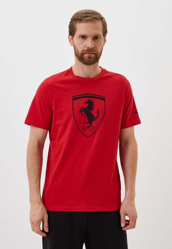 

Футболка PUMA, Красный, Ferrari Race tonal Big Shield Tee Rosso