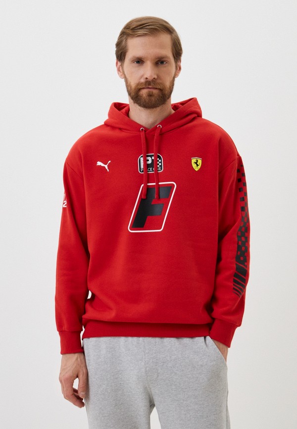 

Худи PUMA, Красный, Ferrari Race Garage Crew Hoodie Rosso Co
