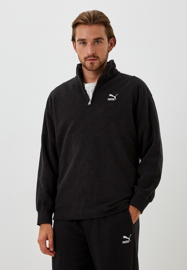 

Олимпийка PUMA, Черный, CLASSICS Fleece Half Zip PUMA Black