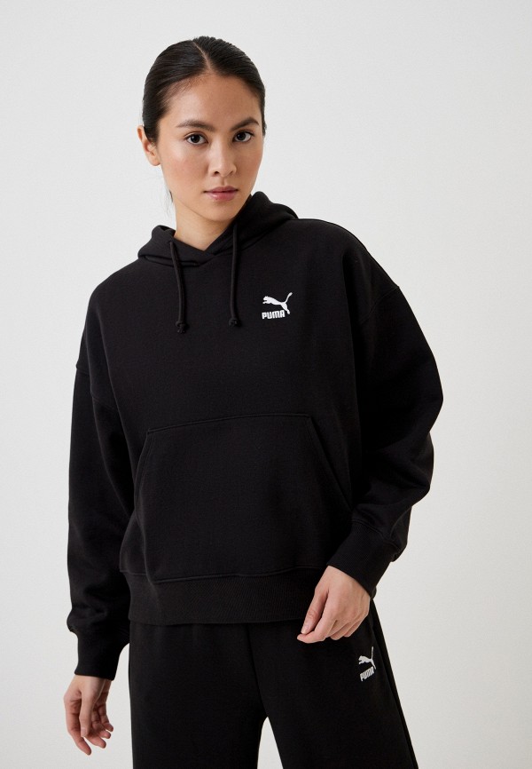 

Худи PUMA, Черный, CLASSICS Oversized Hoodie FL PUMA Black