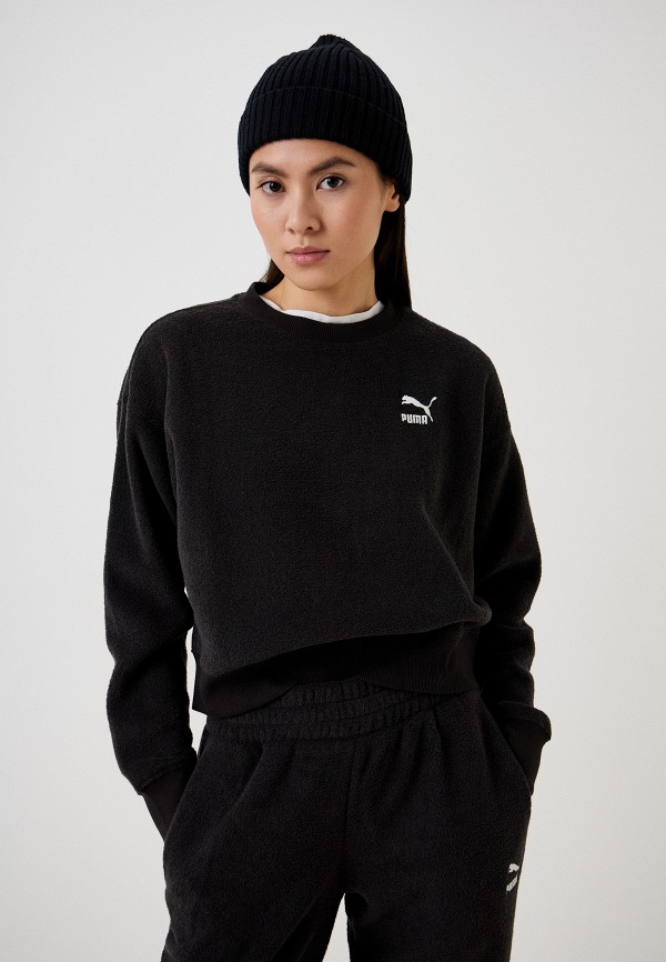 Свитшот PUMA CLASSICS Fleece Crew PUMA Black