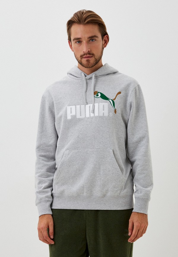 

Худи PUMA, Серый, CLASSICS NO.1 LOGO CELEBRATION Hoodie TR