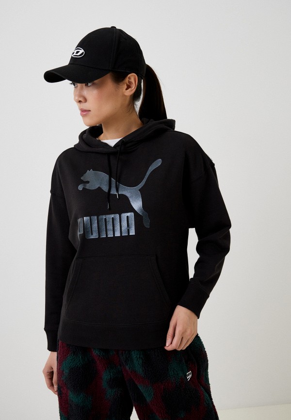 

Худи PUMA, Черный, Classics Logo Hoodie TR (s) PUMA Black-S