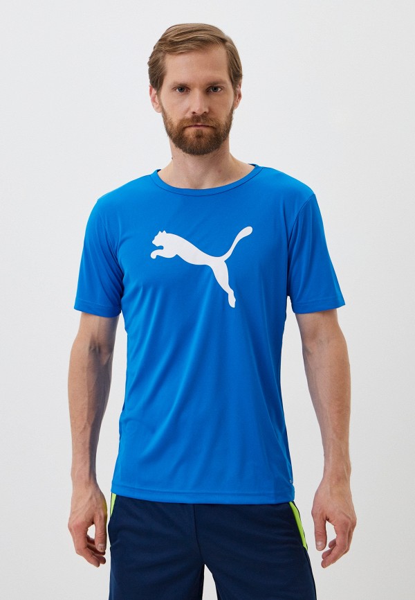 

Футболка спортивная PUMA, Синий, individualRISE Logo Tee Electric Blue Le
