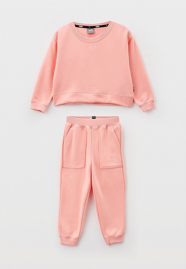 

Костюм спортивный PUMA, Розовый, Loungewear Suit FL G Peach Smoothie