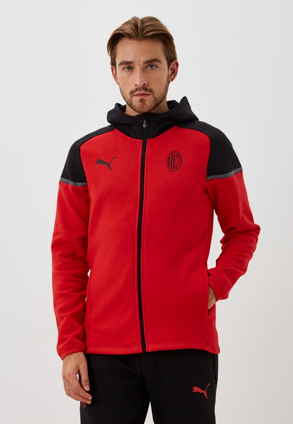 

Толстовка PUMA, Красный, ACM Casuals Hooded Jkt For All Time Red-