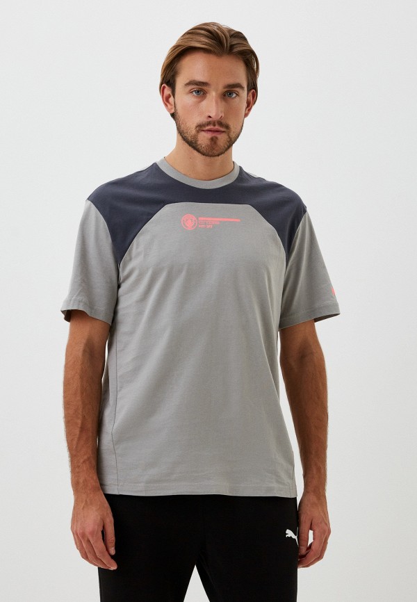 

Футболка PUMA, Серый, MCFC FtblCulture Tee Smokey Gray-Strong