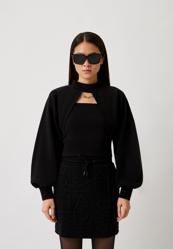

Свитшот и топ Karl Lagerfeld, Черный