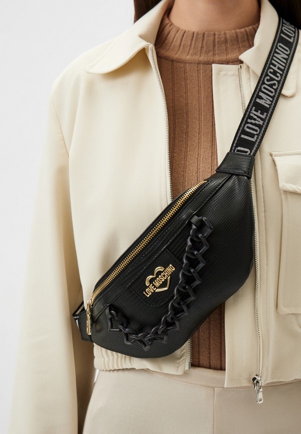 фото Сумка поясная love moschino