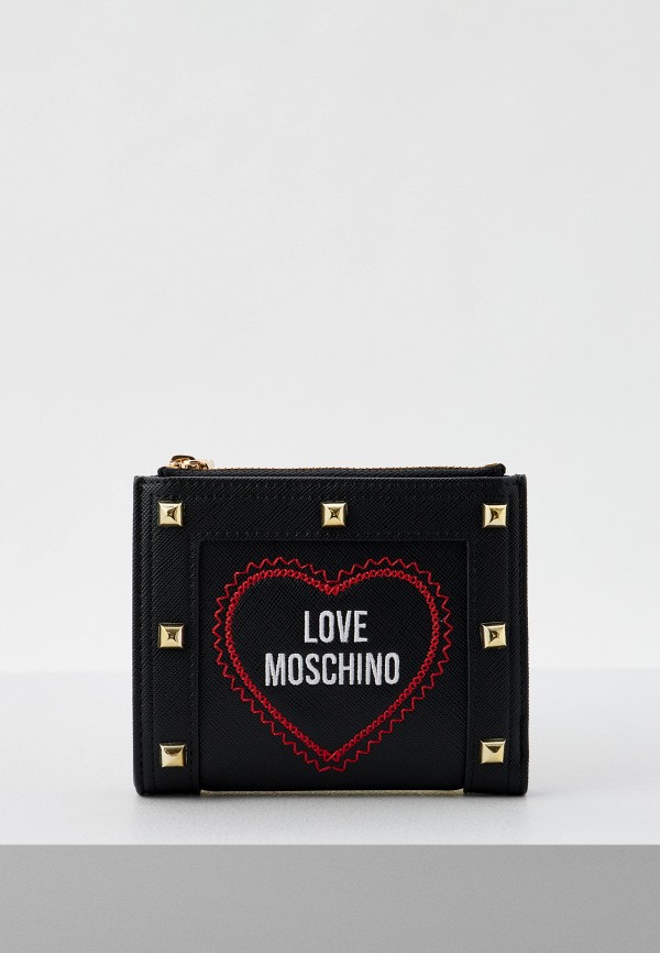 Кошелек Love Moschino черного цвета