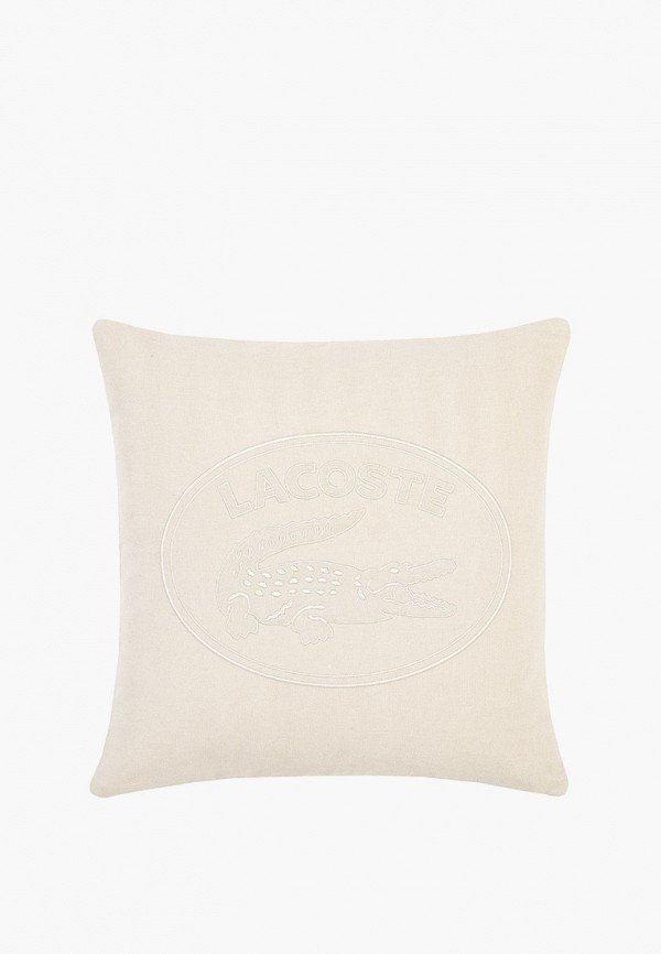 

Наволочка декоративная Lacoste, Бежевый, 45x45