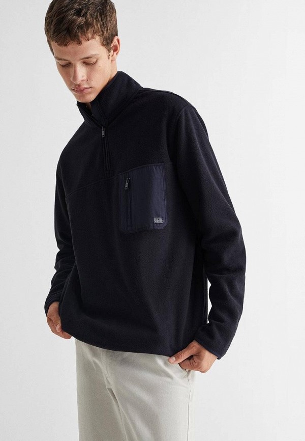 

Олимпийка Mango Kids, Синий, FLEECE