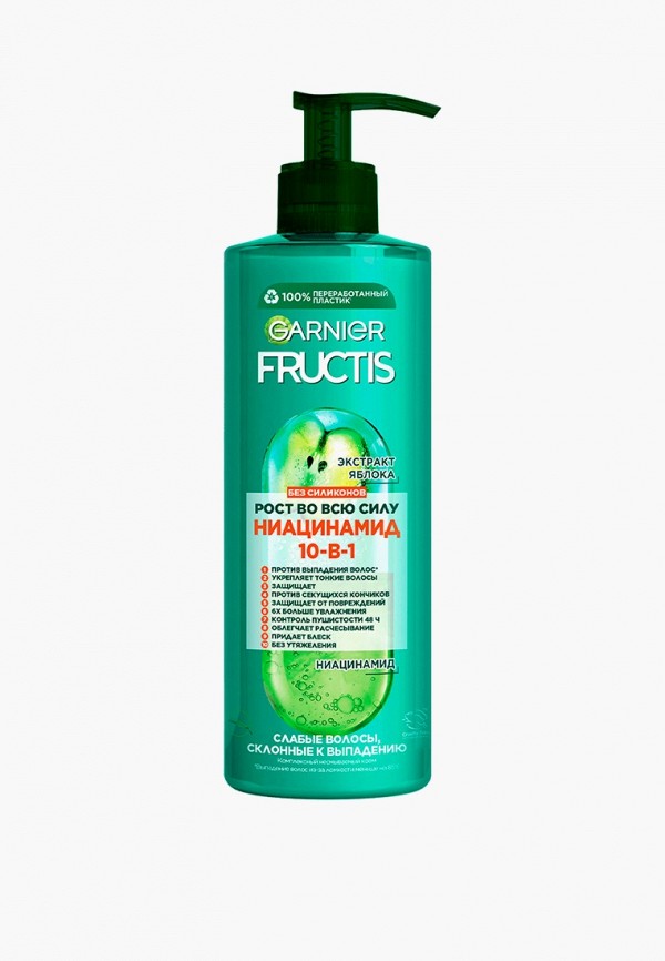 

Крем для волос Garnier, Прозрачный, РОСТ ВО ВСЮ СИЛУ 10в1, 400 мл