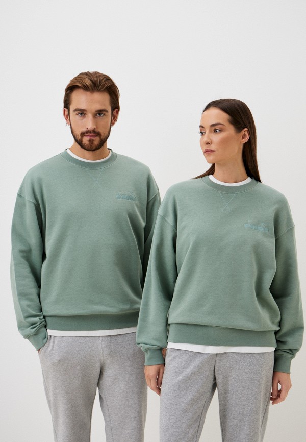 

Свитшот Diadora, Зеленый, CREW ATHL. LOGO