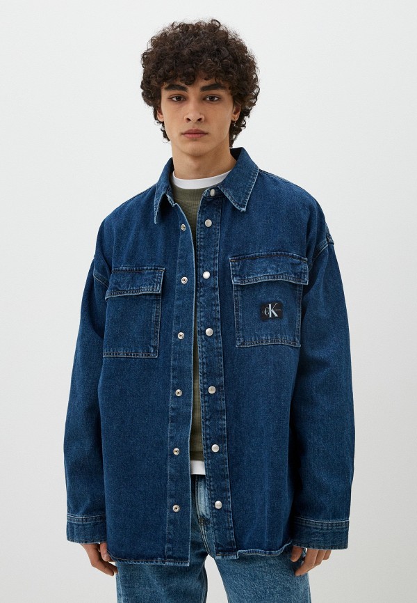 

Рубашка джинсовая Calvin Klein Jeans, Синий