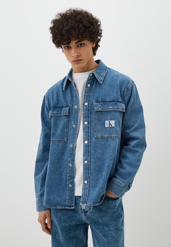 

Рубашка джинсовая Calvin Klein Jeans, Синий