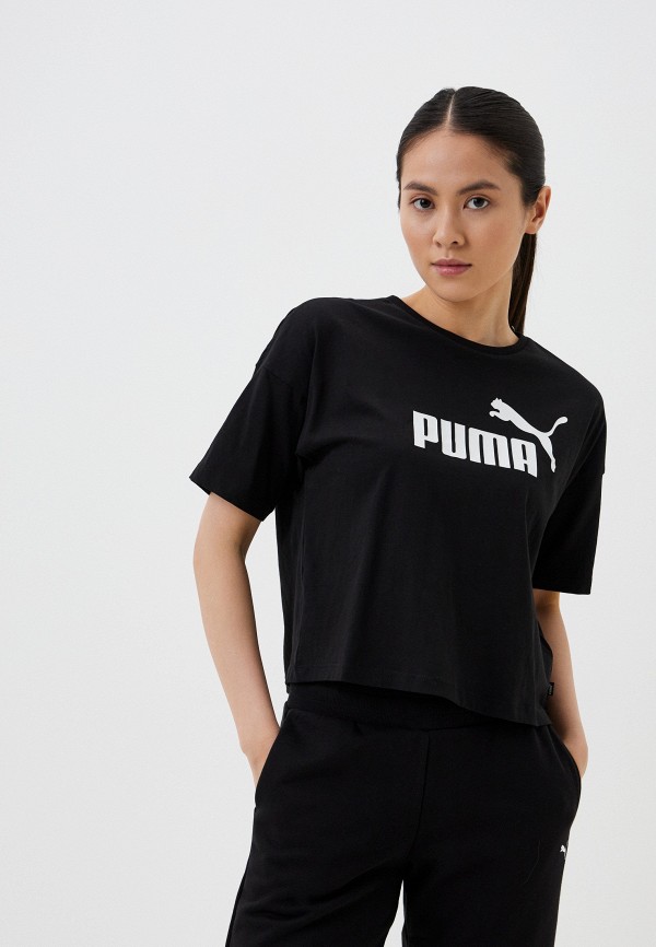 

Футболка PUMA, Черный, ESS Cropped Logo Tee