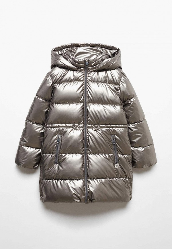 

Куртка утепленная Mango Kids, Серебряный, SILVIA