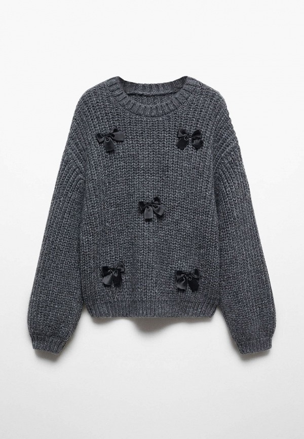 

Джемпер Mango Kids, Серебряный, BOWS