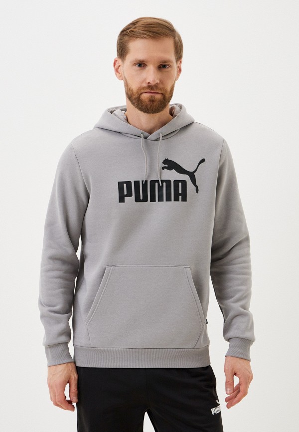 Худи PUMA ESS Big Logo Hoodie FL (s) Concrete Gray