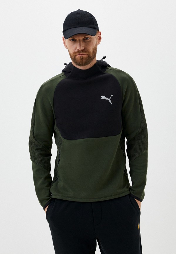 

Худи PUMA, Хаки, EVOSTRIPE Hoodie DK Myrtle