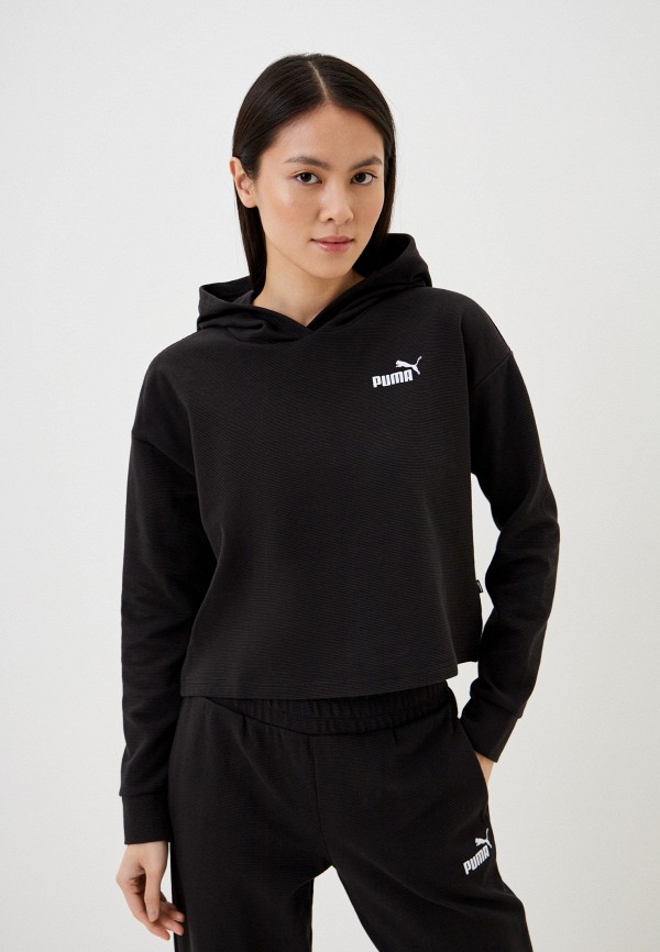 Худи PUMA ESS ELEVATED Cropped Hoodie PUMA Black