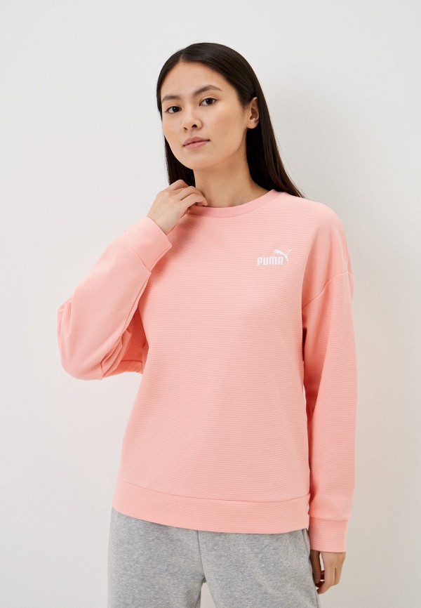 

Свитшот PUMA, Розовый, ESS ELEVATED Crew Peach Smoothie