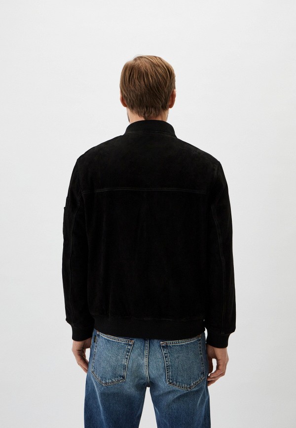 фото Куртка кожаная утепленная hugo