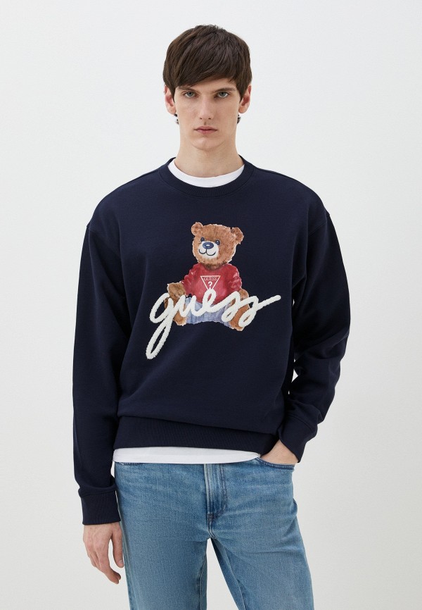 

Свитшот Guess, Синий, Collab Guess x Banksy