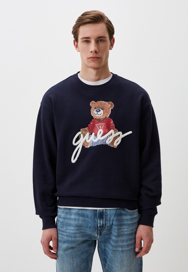

Свитшот Guess, Синий, Collab Guess x Banksy