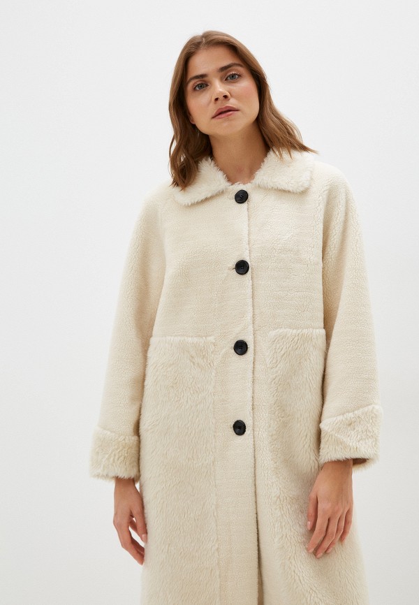 фото Пальто меховое pink orange