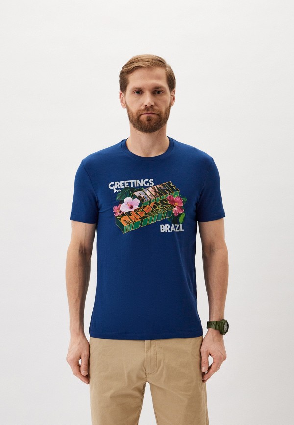 

Футболка Bikkembergs, Синий