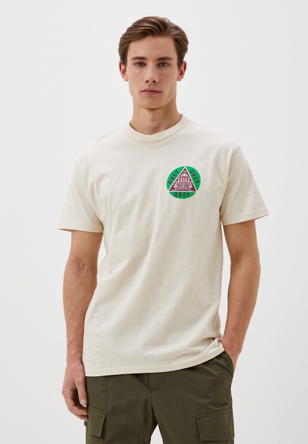 

Футболка Obey, Бежевый